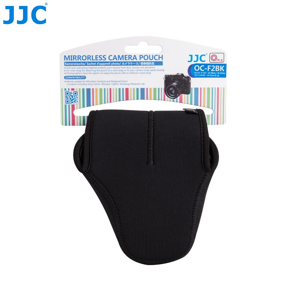 JJC 미러리스 카메라 가방 케이스, 네오프렌 소프트 카메라 파우치, 후지필름 X100VI XT30II XT30 XT20 XT10 XE4 캐논 EOS M50II M50 M5