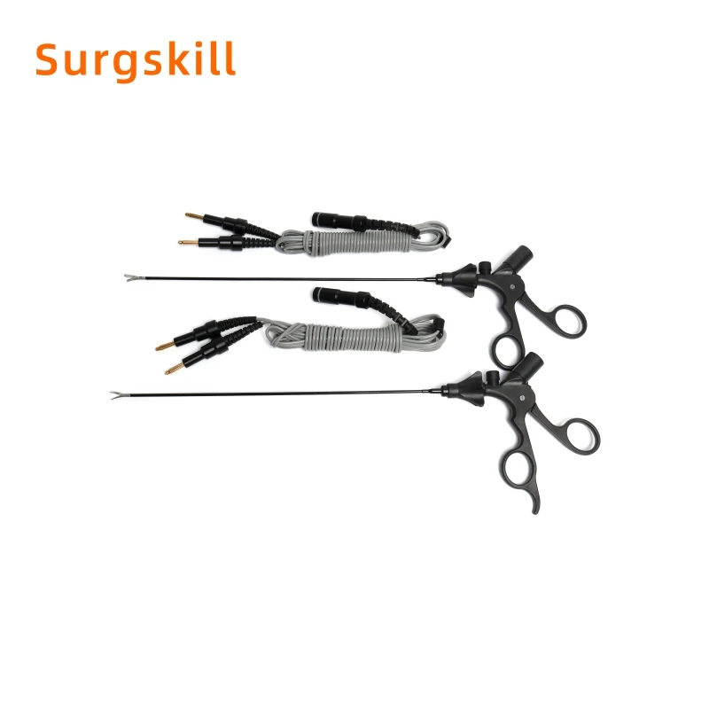 3mm / 5mm Laparoscopic Bipolar Coagulation Forceps With Cable