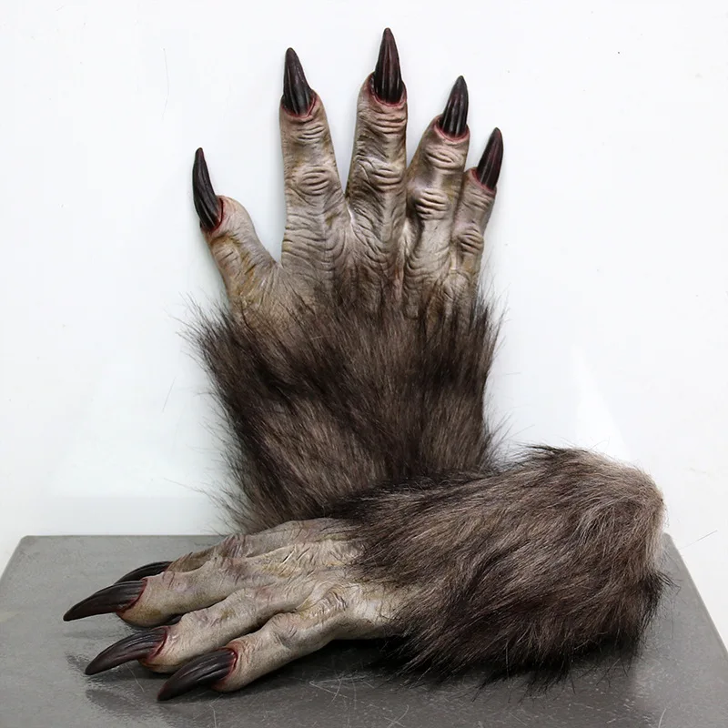 HalloweenWerewolfGlovesWerewolfHandGhostPawWolfClawHands