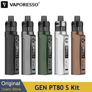 vapor esso gen pt80 s kit 80w box mod vape mit 4,5 ml x zásobník pod kazetu fit gtx cievka e cigaretový vaporizér_Original vapor esso gen pt80 s kit 80w box mod vape s 4 5 ml x