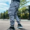 Joggers Cargo Pants Men Fashion Reflective Decorate Streetwear Multi-Pockets Trousers Men Pants 6