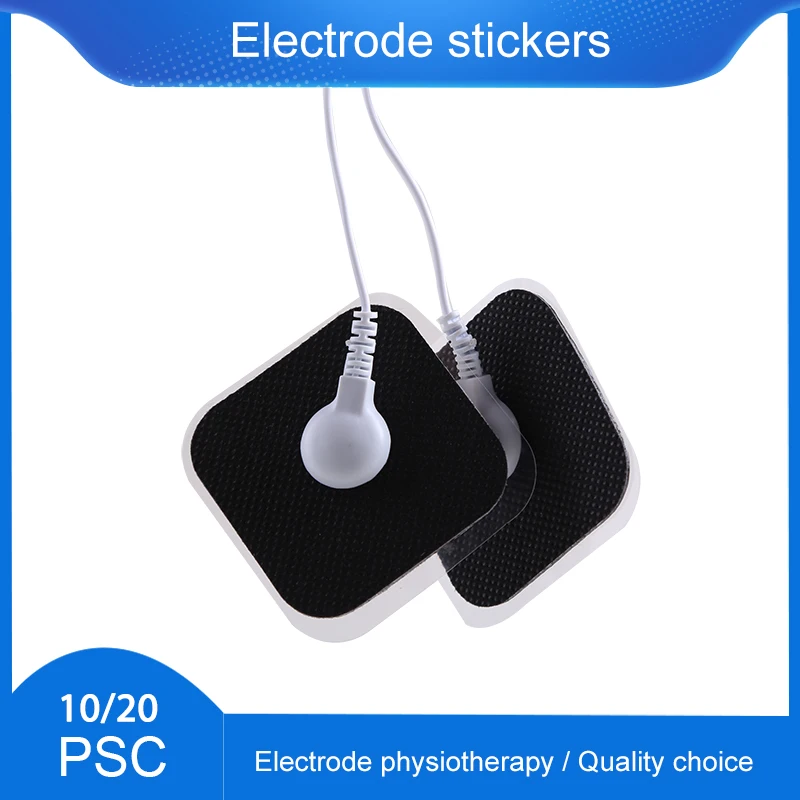 

10/20pcs Electrode Pads Patch Physiotherapeutic Patches Replacement Tens Massagers Machine Therapy Body Massager Gel Sticker
