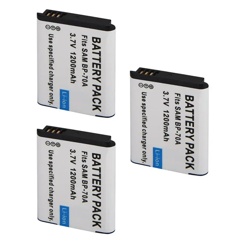 

Banggood 1200mAh BP-70A BP70A Camera Battery For Samsung PL80 ES70 PL90 PL100 PL101 PL120 PL170 PL200 PL201 SL50 SL600 SL605