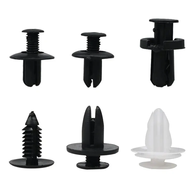 Auto Fastener Clip Kit 100pcs Fender Rivet Clips Car Body Push Retainer Pin Rivet Bumper Door Trim Panel Retainer Car Clips