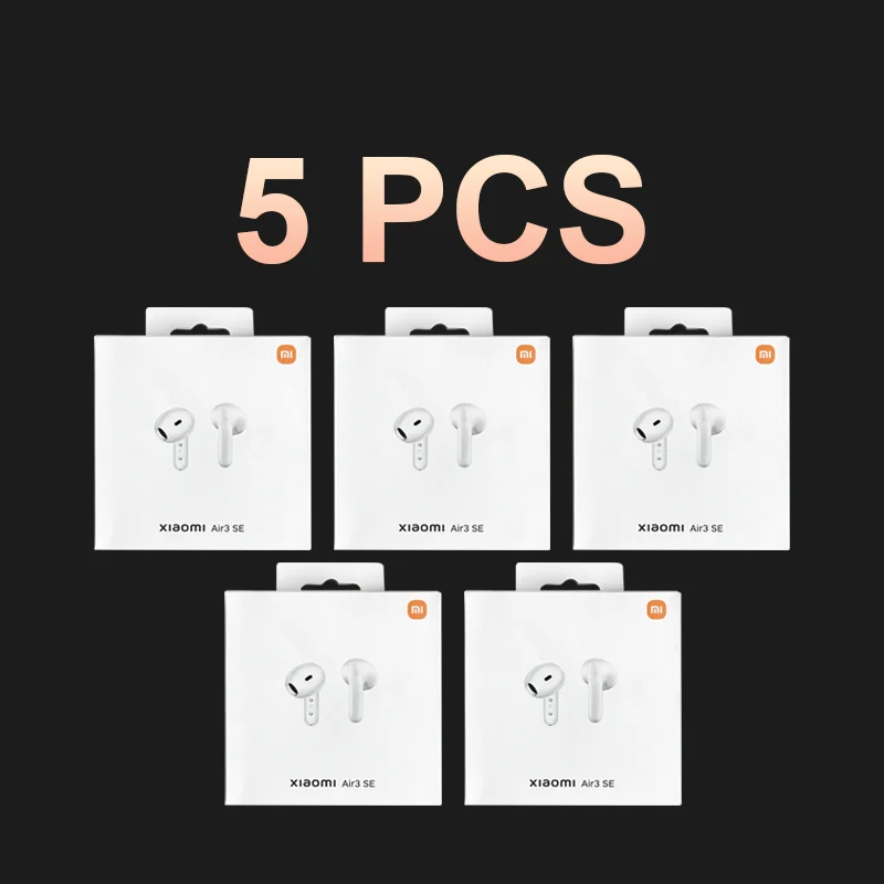 thumbnail image 1 of 5/10 PCS Venta al por mayor Xiaomi Air3 SE Auriculares Bluetooth Buena calidad de sonido Auriculares inalámbricos Ture Control táctil Batería de larga duración, 1 of 5