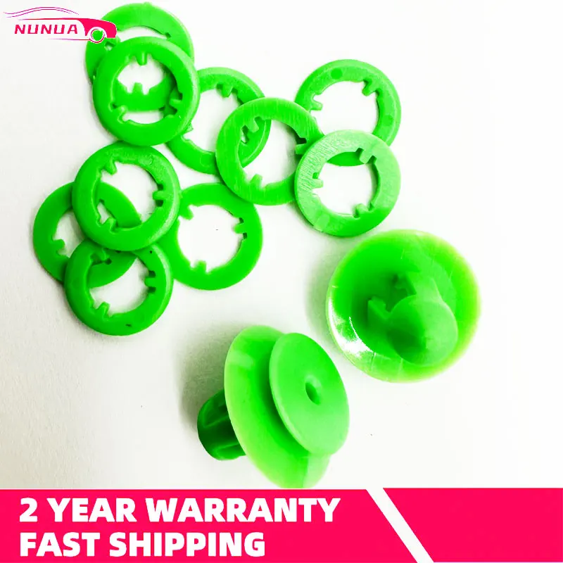 Codice 0009912771 50 Clip Di Montaggio Verde Per Pannello Porta Mercedes Sprinter Vito Viano W639 - Ricambio Originale A0009912771 Clip Ricambio Mercedes Sprinter