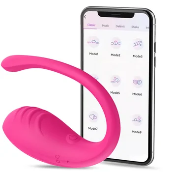 APP Remote Control Mini Bullet Vibrator G-Spot Clit Stimulator Love Jumping Egg Silicone Wearable Adult Sex Toys for Women 18+
