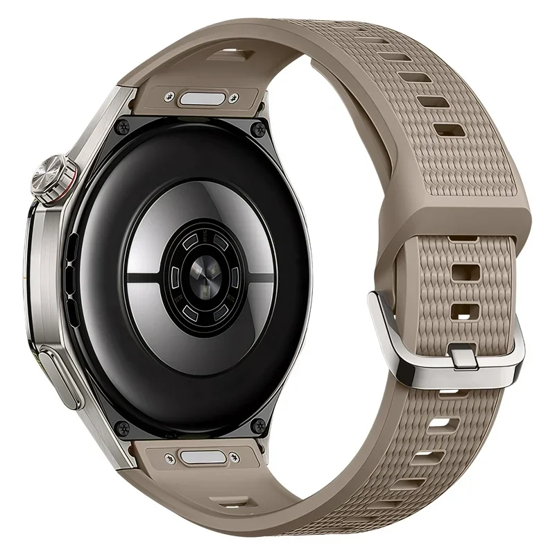 Enhanced Product Title: Premium No Gaps Silicone Strap - Breathable Replacement Bracelet Band
