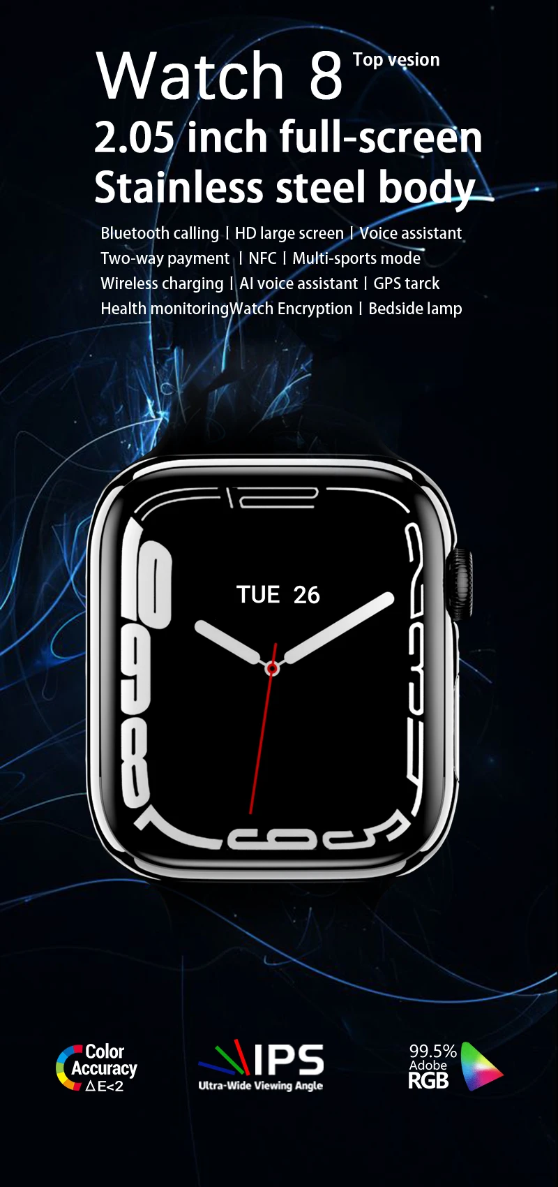 2023 Watch 9 Smart Watch: Men's Body Temperature & BT Call 2023 Watch 9 Smart Watch: Men's Body Temperature & BT Call