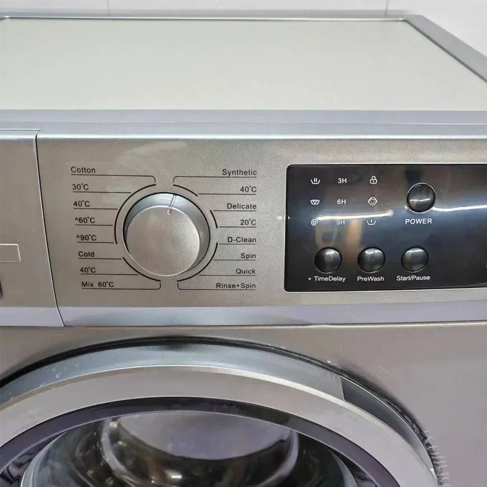 Washing and Dry Machine, 2-in-1 Fully Automatic, Electric Stainless Steel, 220V 1900W, Sturdy Zinc Plate Material, capacity 10kg 6