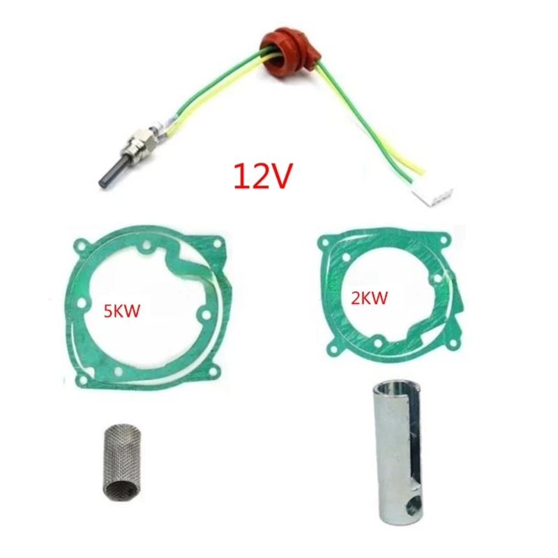 

Durable 12V Ignition Plug Glow Plug Repair Kits Car Parking Heater Ceramic Glow Plug for Smooth Cold Weather Activation