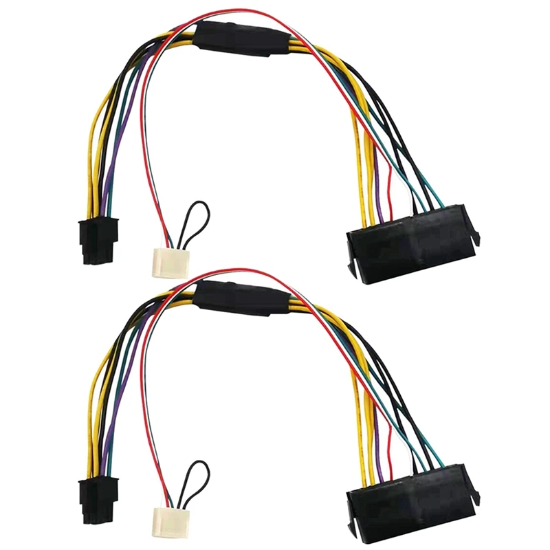 

2X ATX PSU кабель питания от 24P до 6P Male Mini 6P коннектор для HP Prodesk 600 G1 600G1 материнская плата конверсионный провод