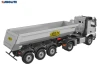 NEW KABOLITE 1/14 Scale 5801 RC Metal Tractor Truck With Trailer 4x4 RC Toys Painted Assembled Cars Vehicle Motor Model 4