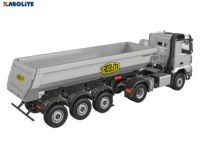 NEW KABOLITE 5801 RC Metal Tractor Truck 1/14 Scale With Trailer 4x4 RC Toys Painted Assembled Cars Motor Light Sound Model 2