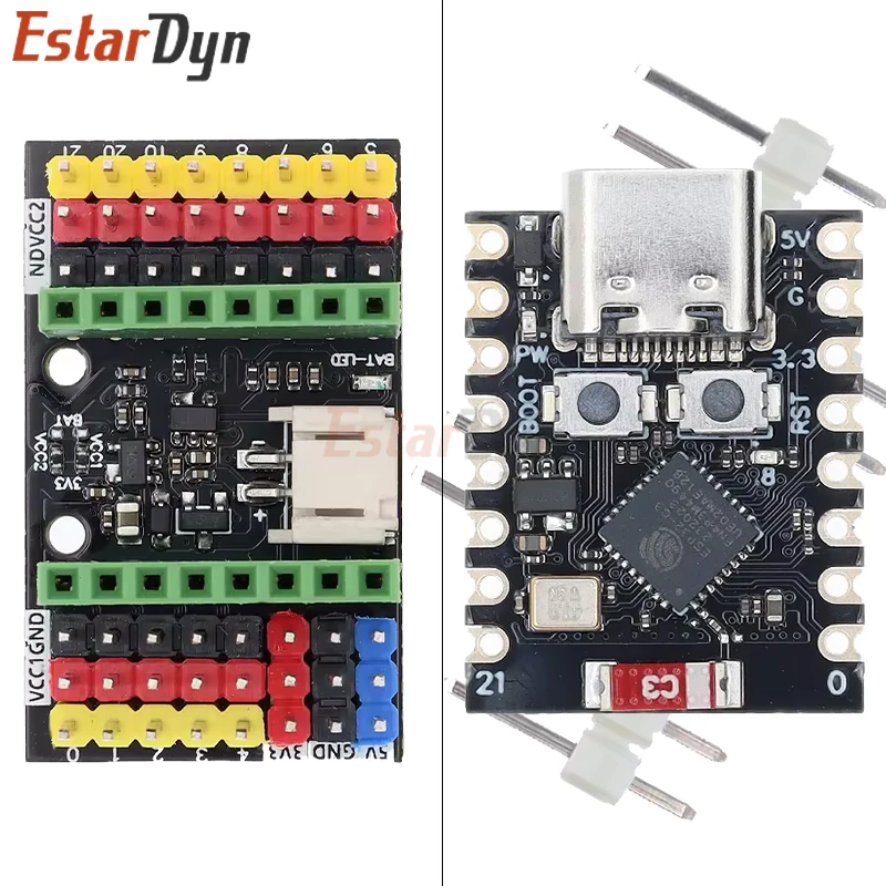 บอร์ดพัฒนา ESP32-C3 Mini ครบเครื่อง WiFi+Bluetooth