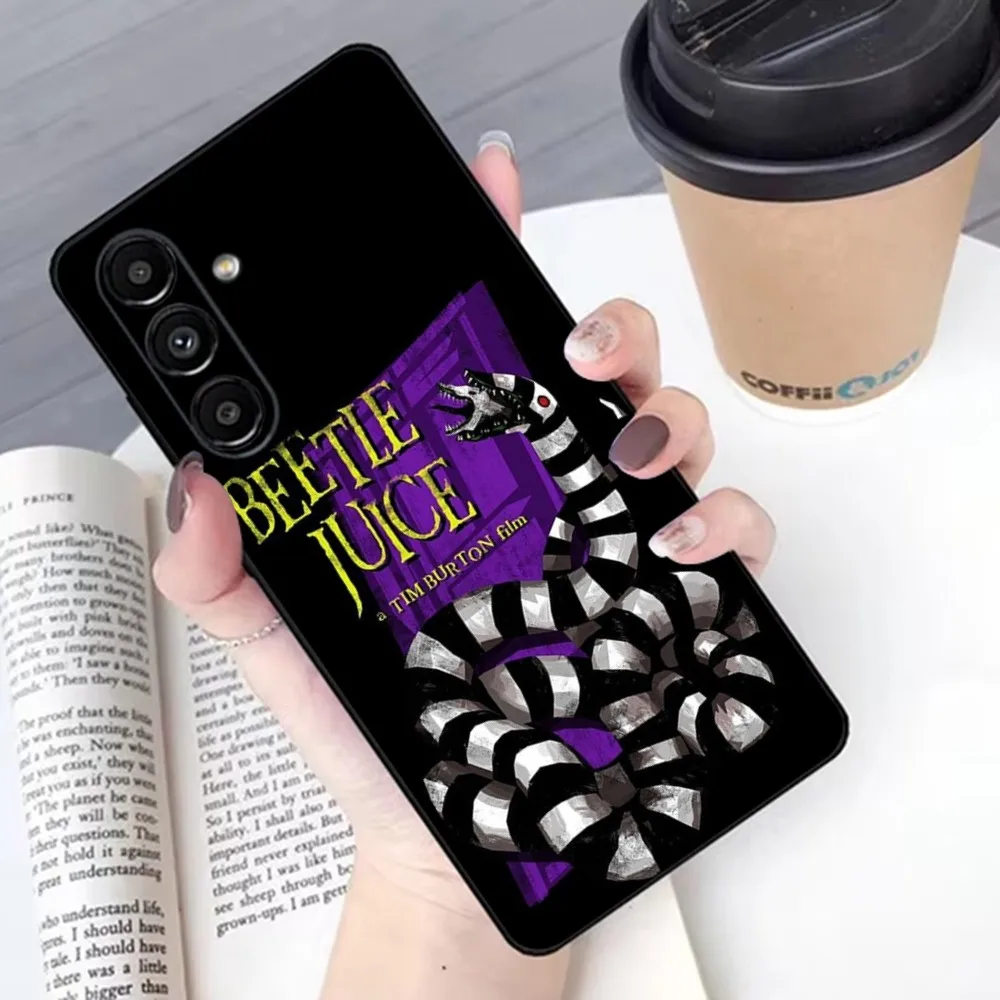 thumbnail image 1 of B-Beetlejuice 2 Phone Case For Samsung S24,23,22,30,21,10,9,Ultra,Plus,Lite,FE,Soft Silicone Black Cover, 1 of 4