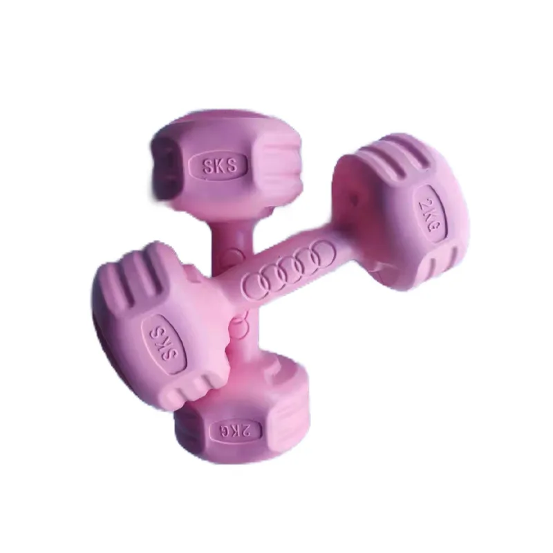 Cement Dumbbell Colored Ladies Plastic Dumbbell Setsfor Build Arm Strength
