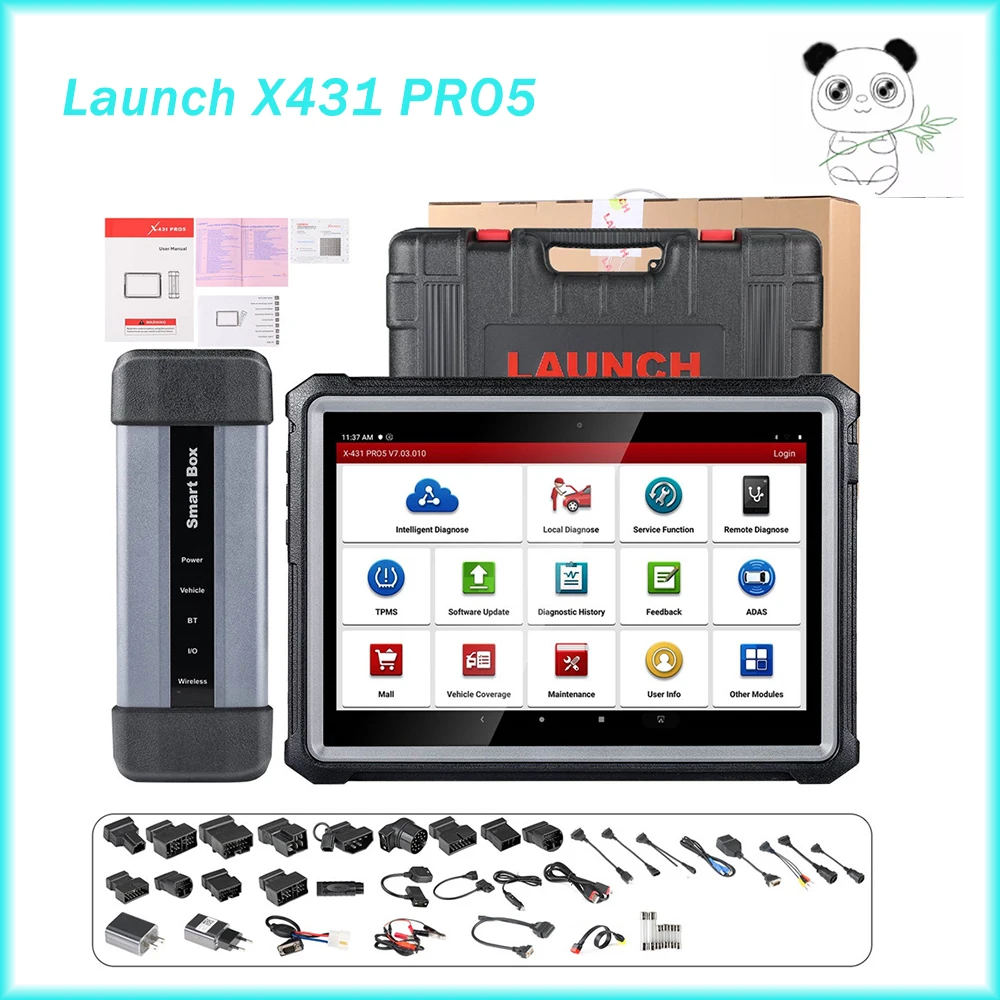 

Launch X431 PRO5 PRO 5 Car Diagnostic Tool Full System Intelligent Car Scanner Launcher With J2534 SmartBox PK Launch X431 pro