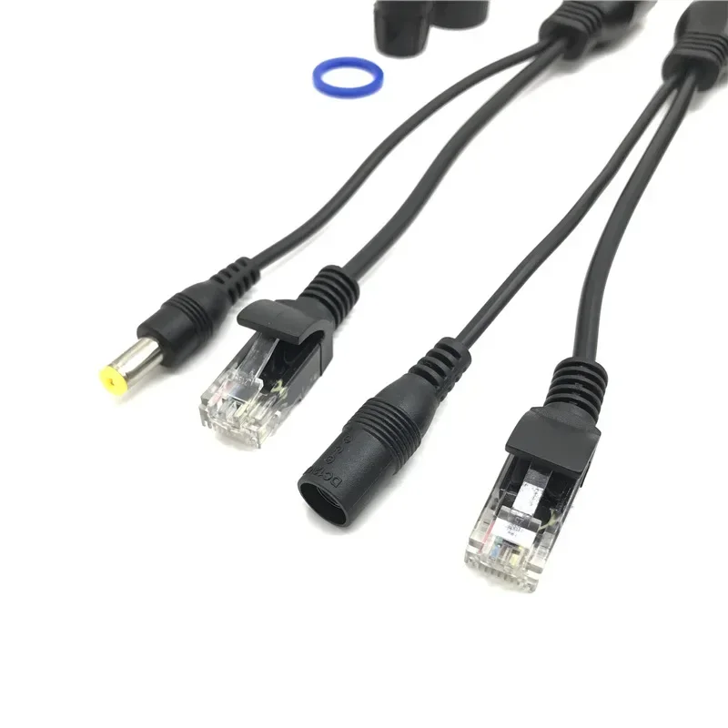 Hot POE Cable Passive Power Over Ethernet Adapter Cable POE Splitter Injector Power Supply Module 12-48v for IP Camera Cables 3