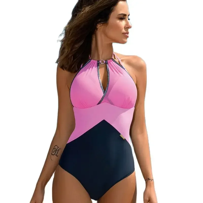 2025 جديد قطعة واحدة فستان بيكيني ملابس السباحة ال...
