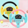 2 Colors Kids Simulate Driving Car Copilot Steering Wheel Eletric Baby Souding Musical Educational Stroller Driving Vocal Toys 1