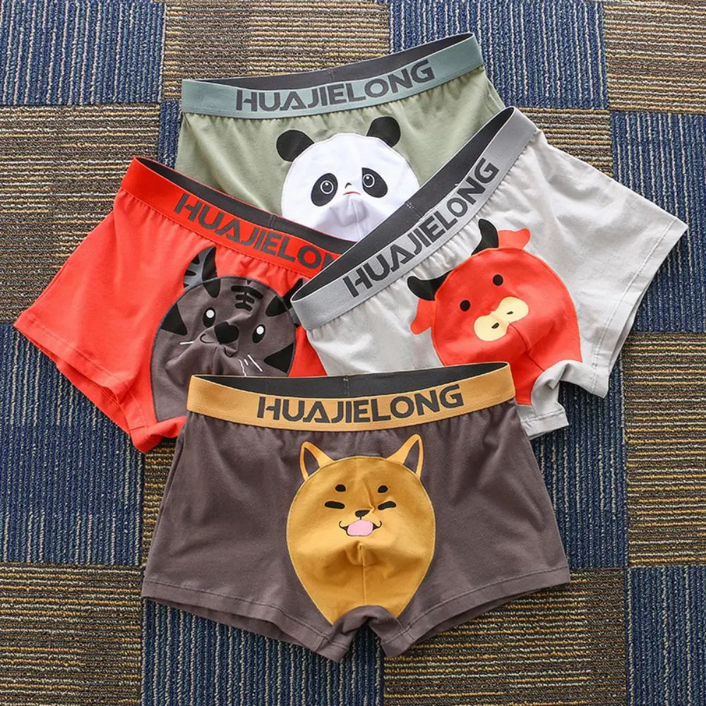 

Men'S Underwear Breathable Flat Angle Underwear Printed Large Four Corner Shorts For Comfort Boxer Shorts And Underpants