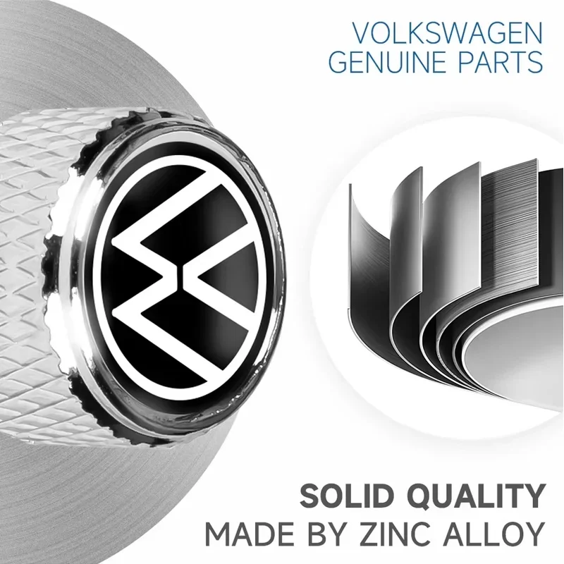 4pcs Stylish Car Wheel Tire Valve Caps