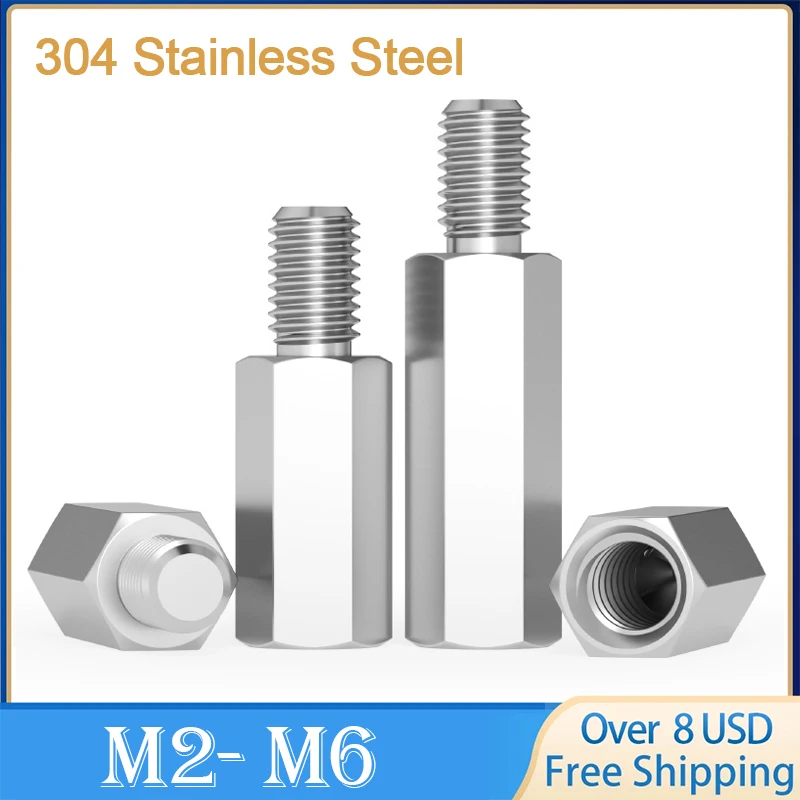 Distanțiere hexagonale filetate — M3x L plus6 (20pcs) / 60mm · 43512