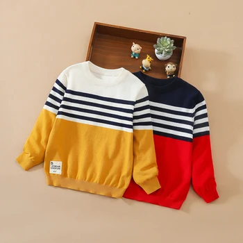 Boys Striped Sweater Pullover 1