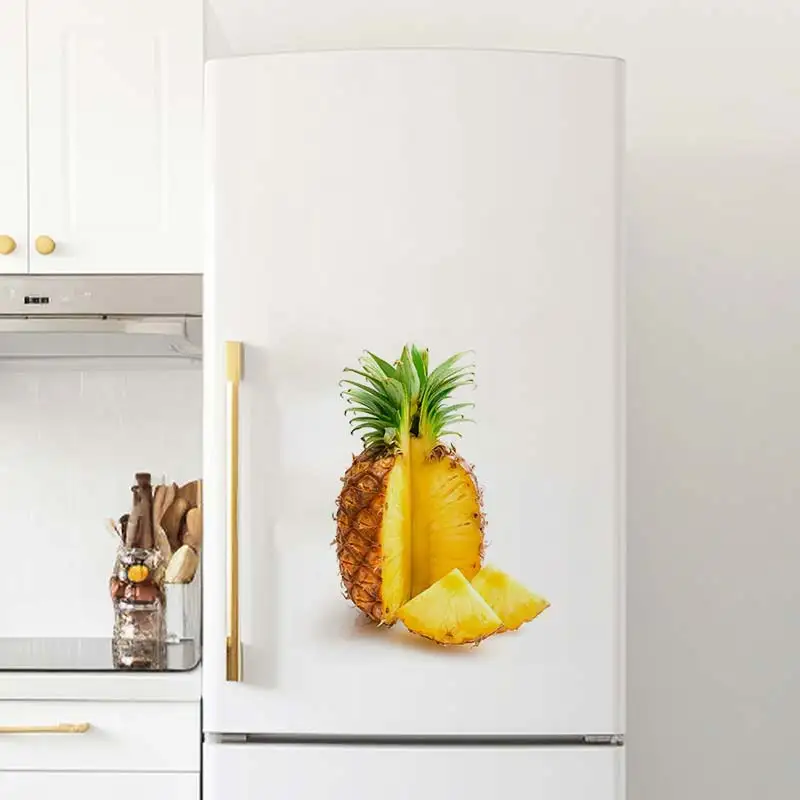 Wall Sticker Hand-Painted Beautiful Fruit Sticker Kitchen Dining Room Decoration Refrigerator Waterproof Decal Stickers M776 wall stickers self adhesive stickers kitchen wall sticker