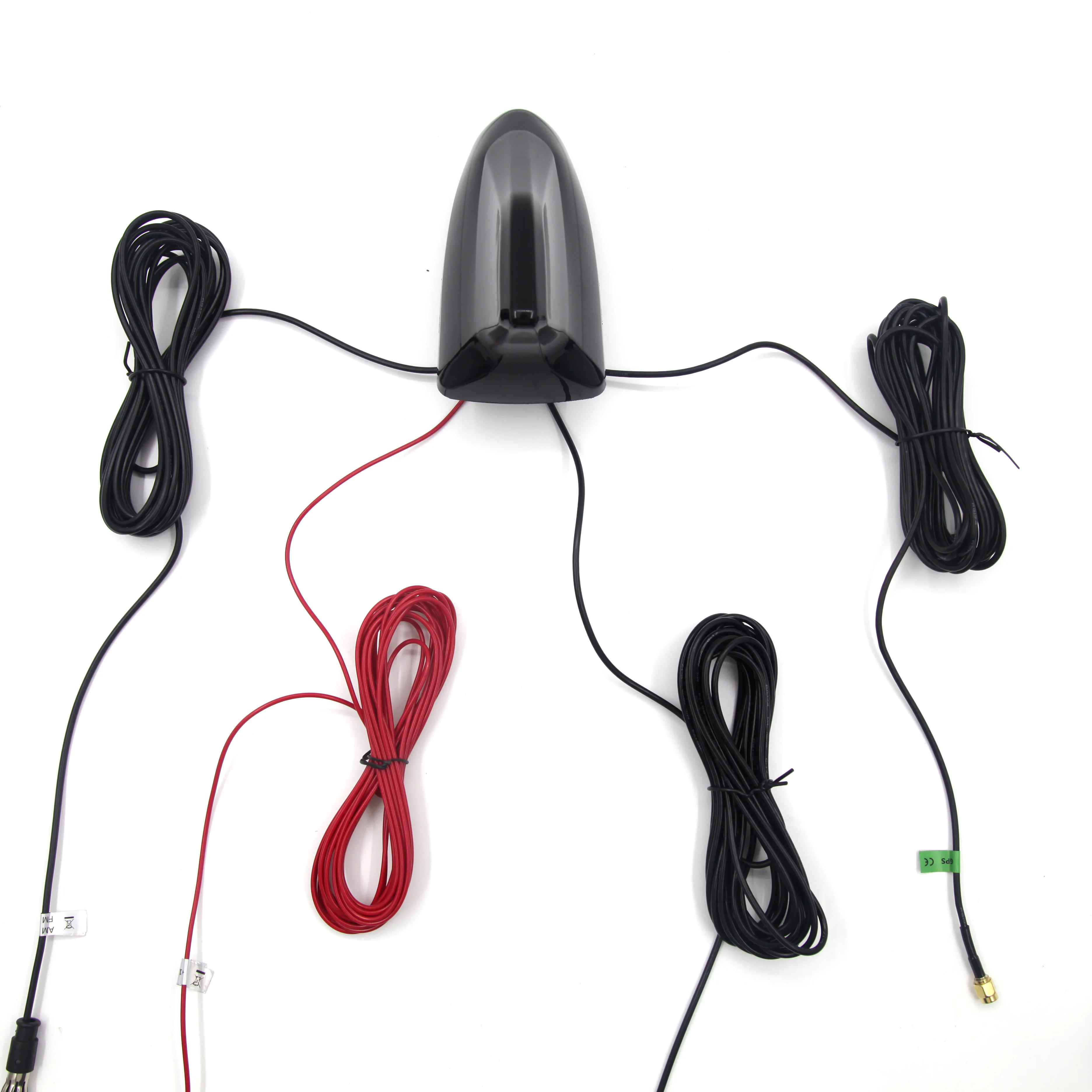 Shark fin antenna car general with 5 meters of wire DAB/GPS/AM FM/GSM