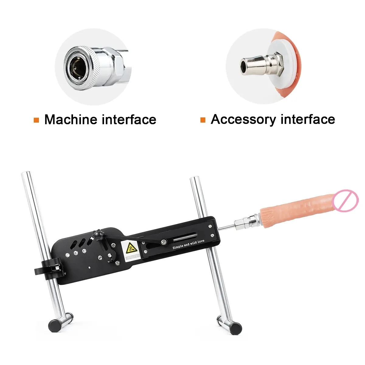 Sex Toy Premium Sex Machine Attachments Love Machine VAC-U-Lock Fake Penis Accessories Anal Dildo Sex Toys For Women Men