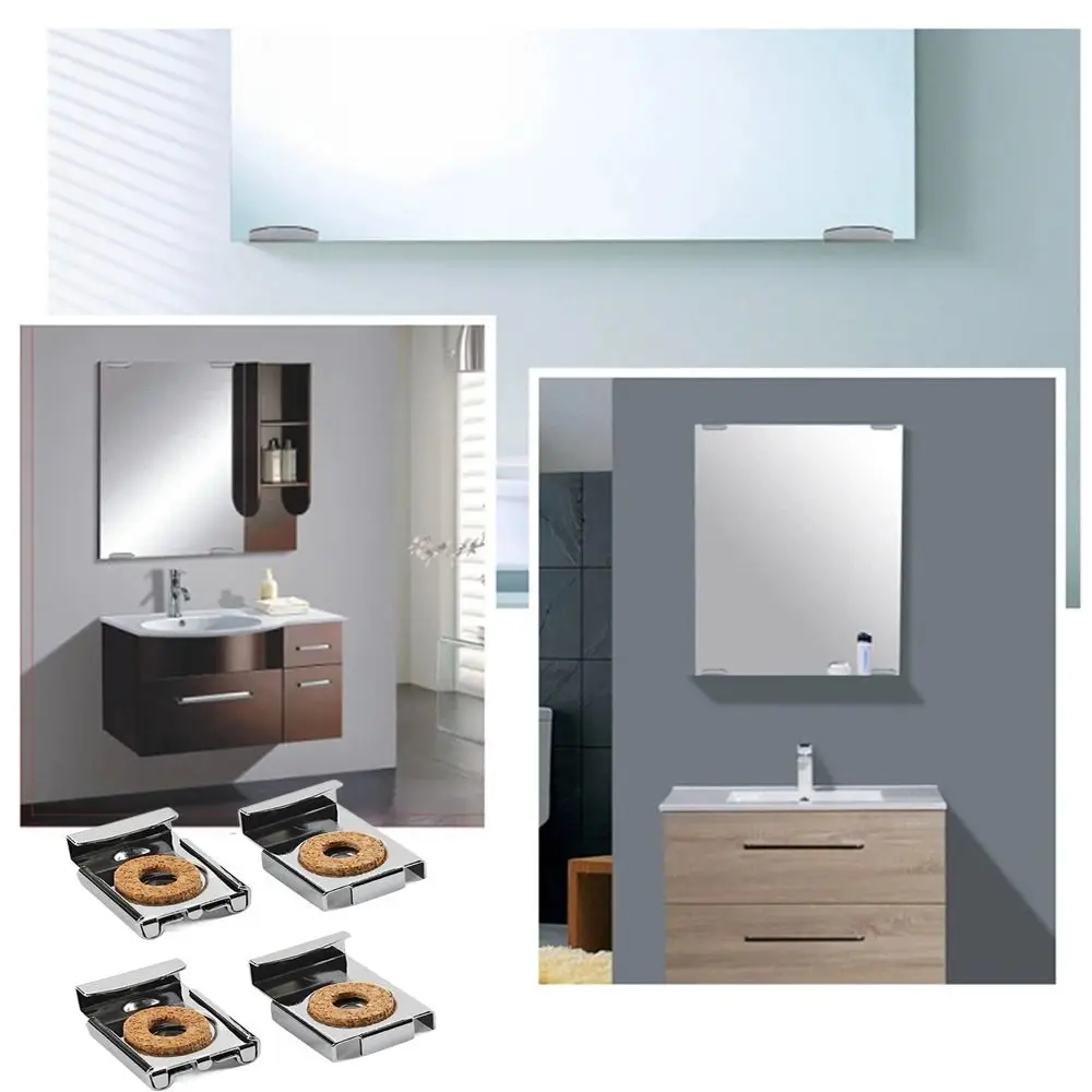 Description Picture 2 of itemKitchen Bathroom Toilet Accessories Wall Brackets Clamps Hardware Furniture Accessories Stainless Steel Mounting Hanger Clamp