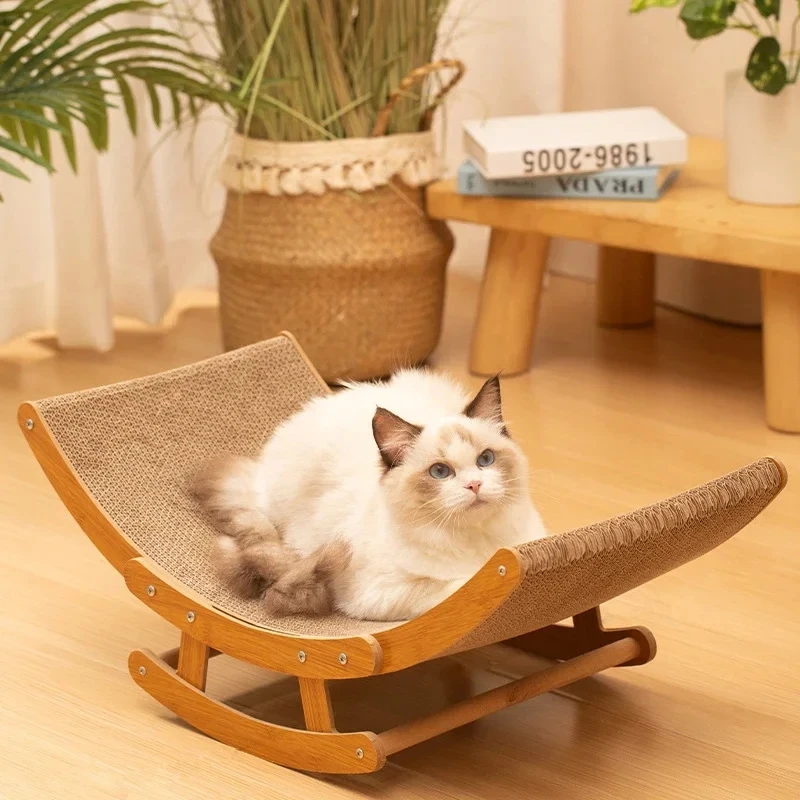 Деревянная чесалка для кошек, скребок для кошек, кошачьи игрушки, скребок для ногтей, коврик для игр и отдыха, товары для домашних животных