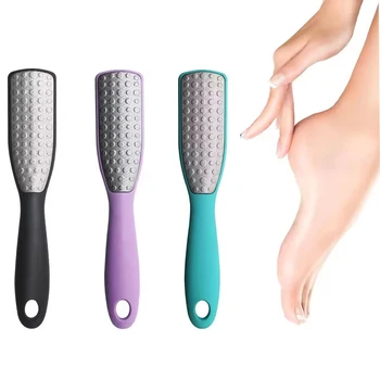 Hot Sale Factory Professional Wholesale Fine/Circular Hole Stainless Steel Foot File With Lid 1PC