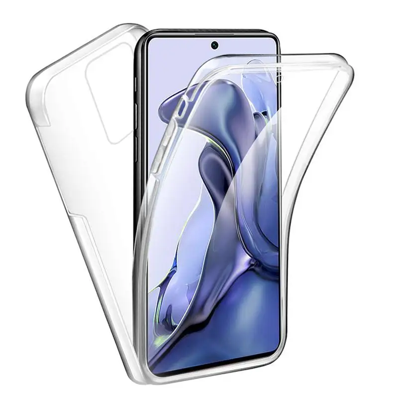 360 Degree Double Clear Full Body Phone Case