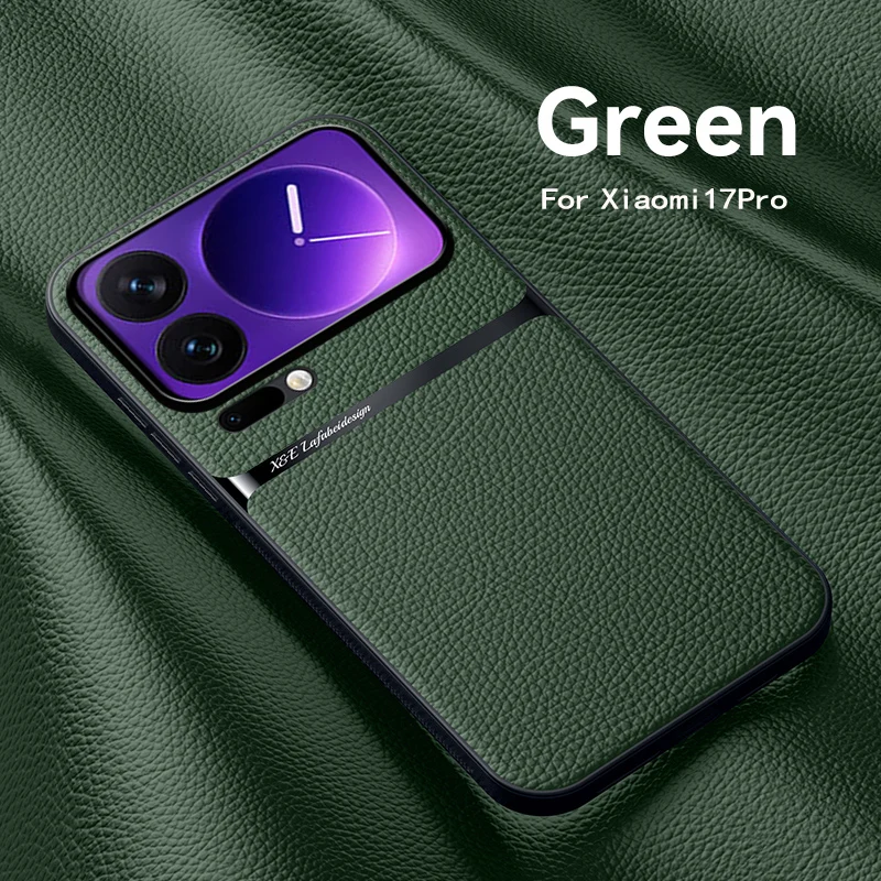 Luxury Shockproof Leather Magnetic Phone Case - Premium Back Cover