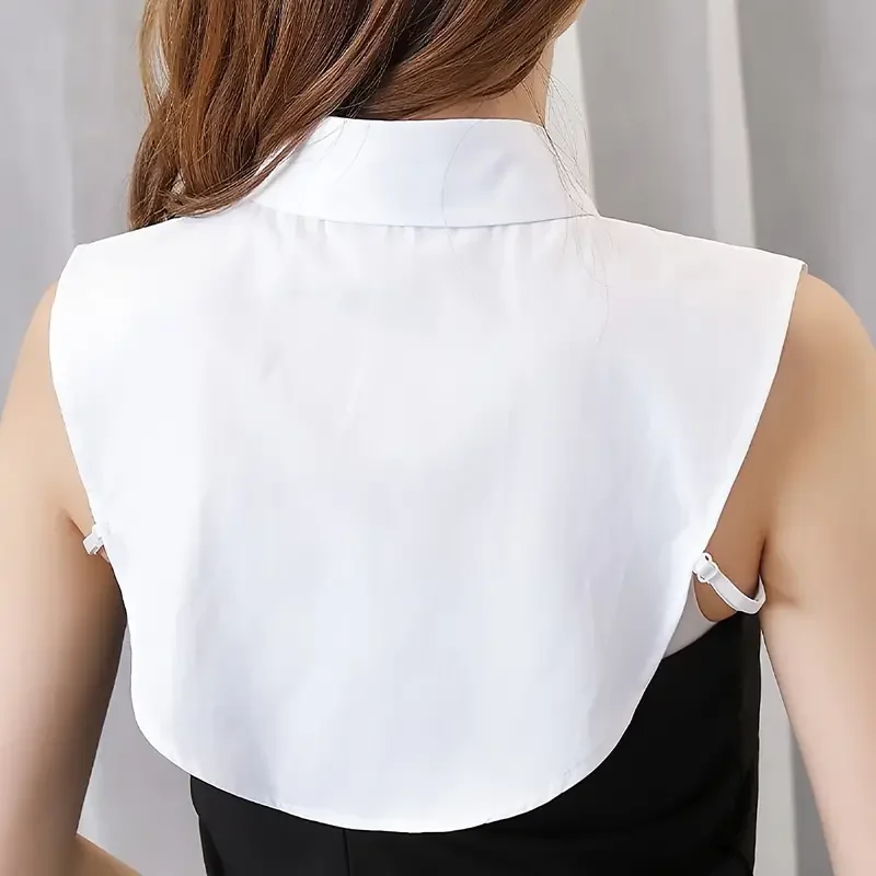 1 Pcs Versatile Knitted Half Shirt Fake Collar Lightweight Durable Elegant Upgrade Style Easily fake collar detachable collar shawl