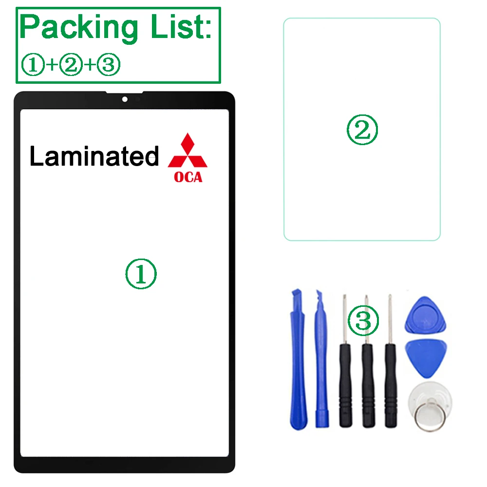 New Lcd Screen Display Outer Touch Glass Screen For Samsung Galaxy Tab