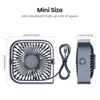 TOPK USB Desk Fan, Mini Fan Portable,3 Speeds Desktop Table Cooling Fan,Quiet Personal Small Fans for Room Home Desktop Office 2