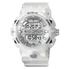 New STRYVE 8028 Men LED Digital Watches White Transparent Fashion Cool Outdoor Sports Watches Shock Waterproof Watch For Men 6