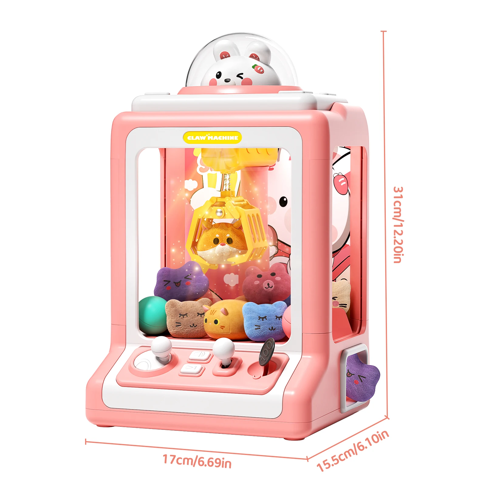 New children's claw machine toy large household clip doll small egg twisting machine boys and girls toys 6