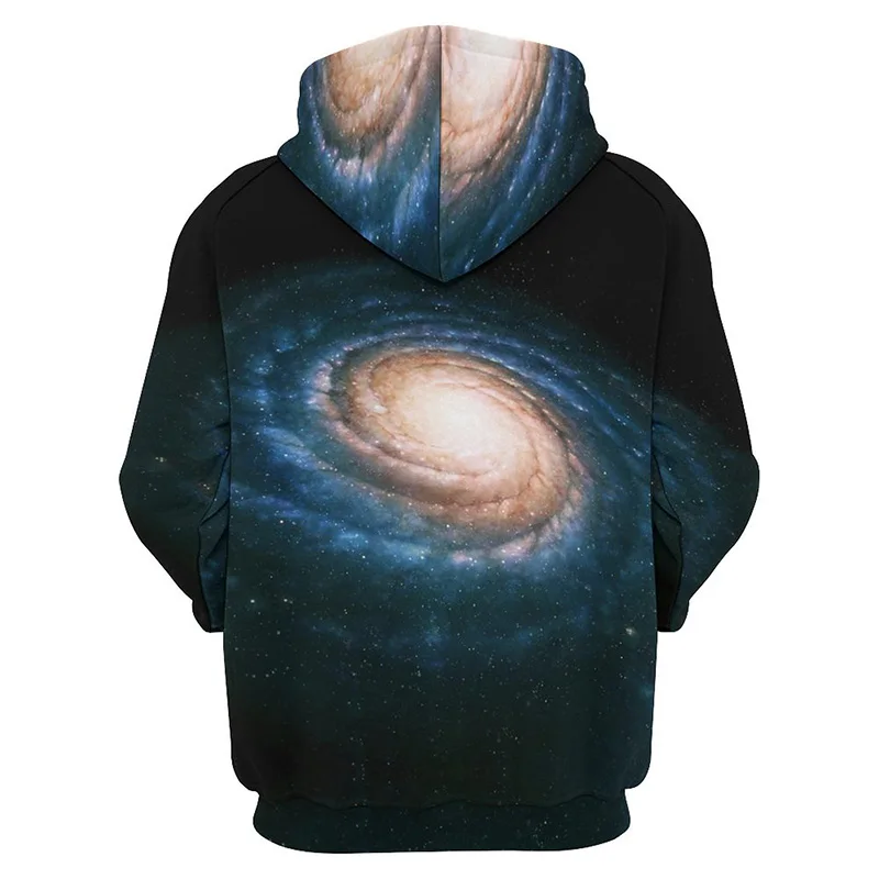 Men 3D Earth Printed Hoodies Universe Galaxy Milky Way Clothing Women Harajuku Fashion Y2k Pullovers Hoodie