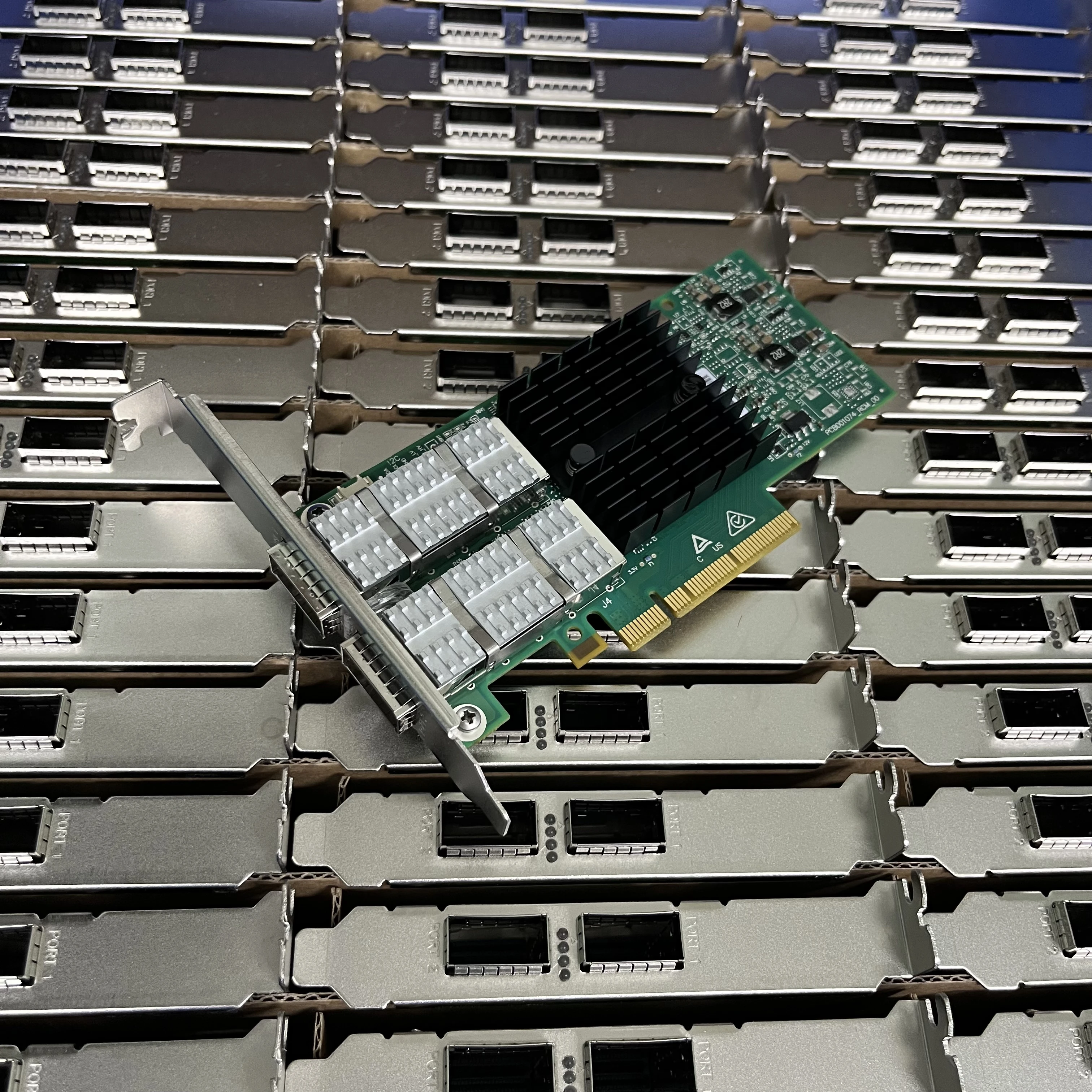 Mellanox MCX314A-BCCT ConnectX-3 Pro 듀얼 포트 10GbE SFP+ 네트워크 어댑터 - PCIe 3.0 x8, RDMA, RoHS, 서버/데이터 센터용
