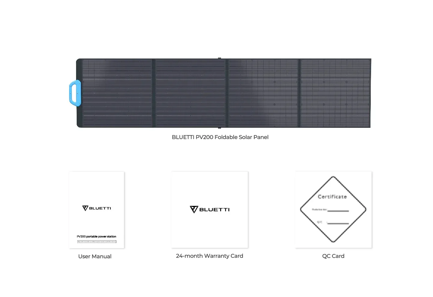 US Stock BLUETTI PV200 200W Solar Panel Folding Panel Solar Foldable For Solar Power Station Portable Kit Solar Plate Camping