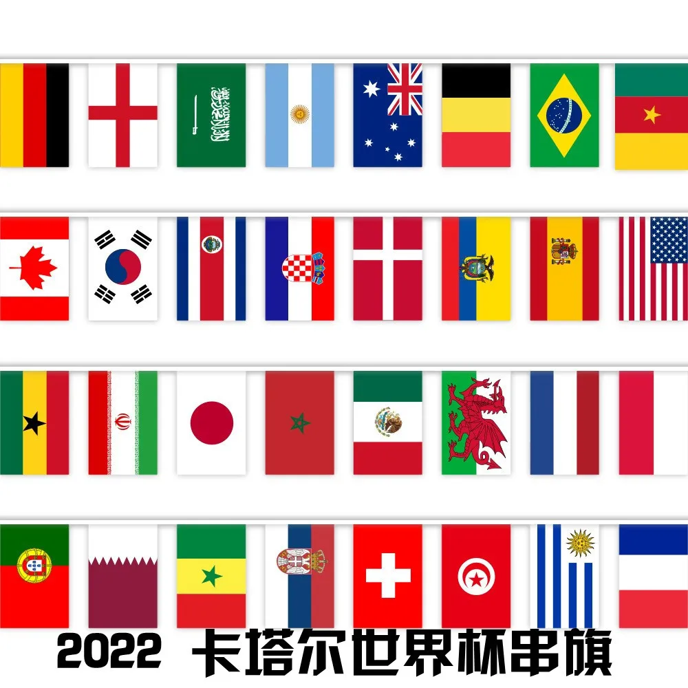 50 World Flags,world Flags Pennant Banner,with 50 Different National