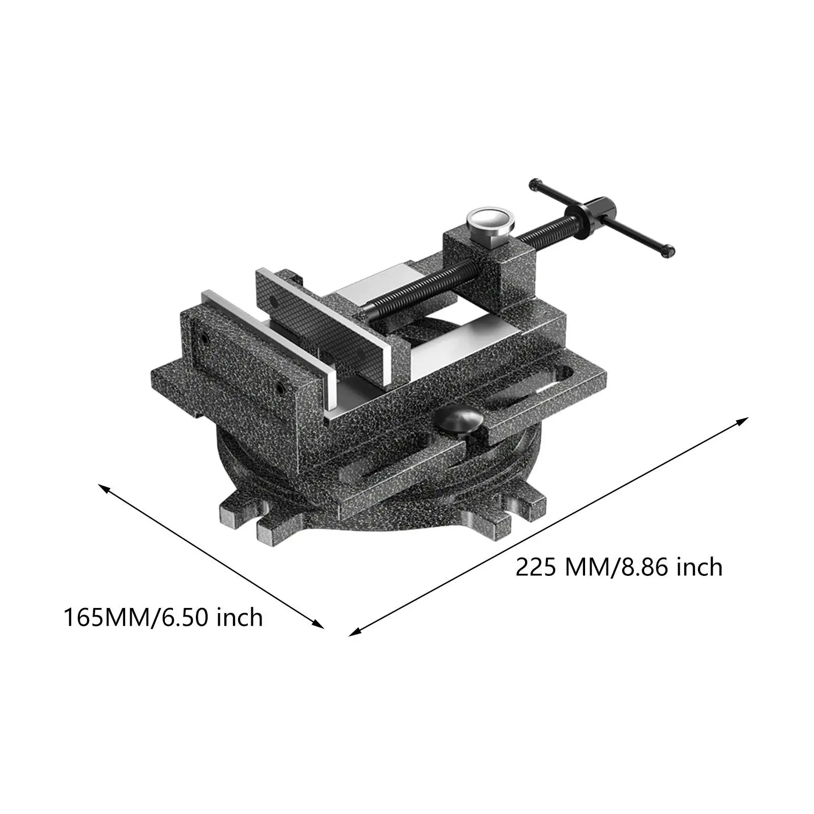 Drill Press Vise with Swivel Base Heavy Duty Vice Clips Bench Clamp Vise for Workshop Home Milling Machine Factory DIY Project 6