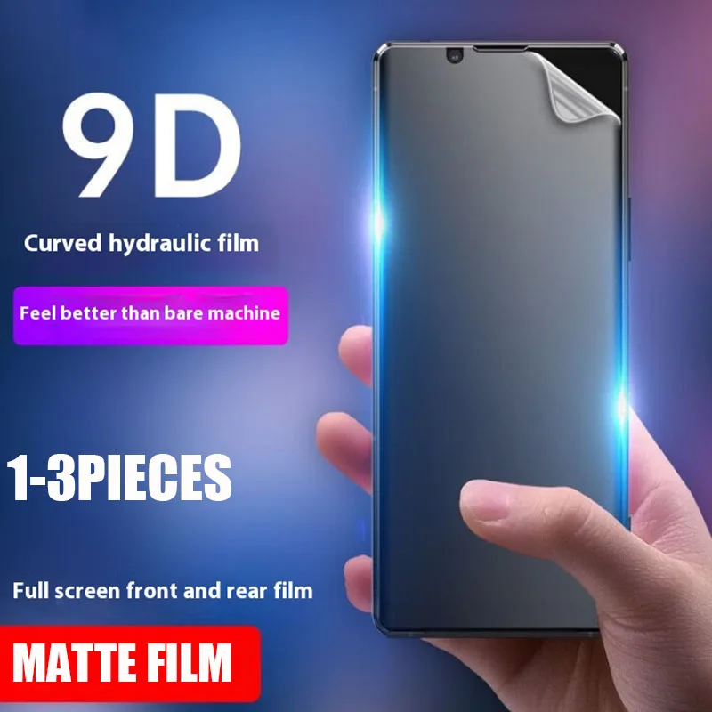 3Pcs Full Cover Clear Matte Hydrogel Film for Sony Xperia 1 VII Soft TPU Screen Protector for Sony Xperia 1 V 5 VI 10 IV III II