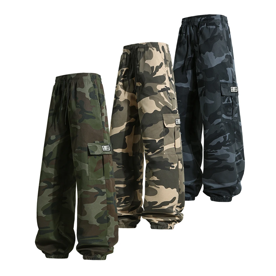 Salopette camouflage tactique pour hommes - Multi-poches qualité - Parfait entraînement pêche