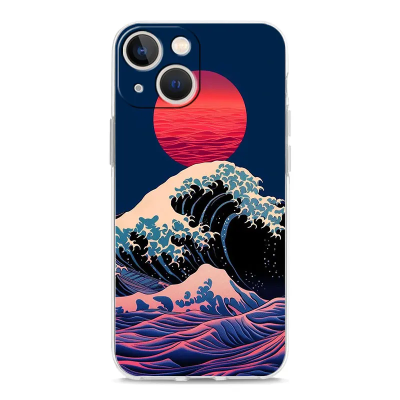 Fashionable Great Blue Wave Phone Case